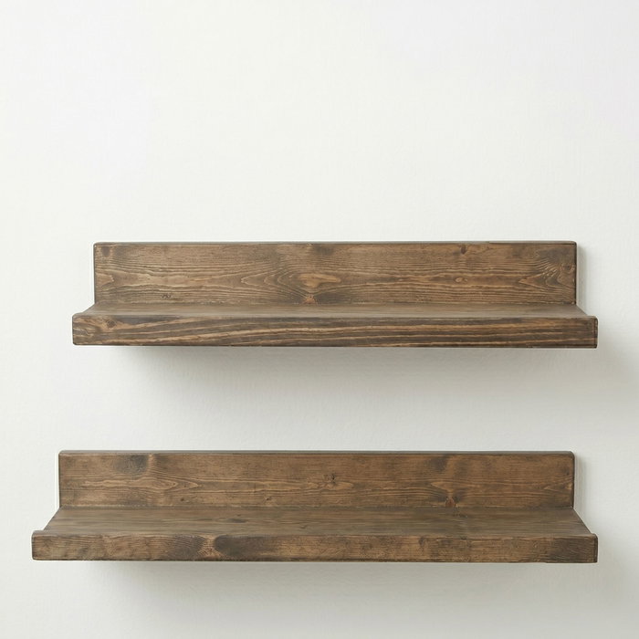 Hanah Home Raf308 Estantería Decorativa de Madera Maciza de 60 cm Hanah Home Raf308 Estantería Decorativa de Madera Maciza de 60 cm
